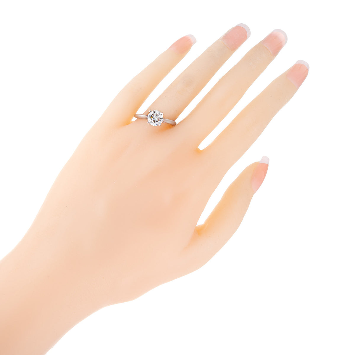 Peter Suchy GIA Certified 1.54 Carat Diamond Platinum Solitaire Engagement Ring – image 8