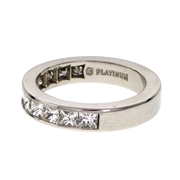 Byard F. Brogan 1.00 Carat Diamond Platinum Wedding Band Ring