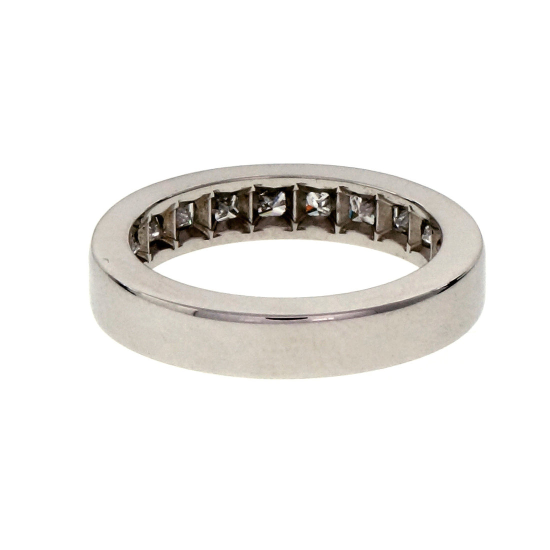 Byard F. Brogan 1.00 Carat Diamond Platinum Wedding Band Ring – image 3