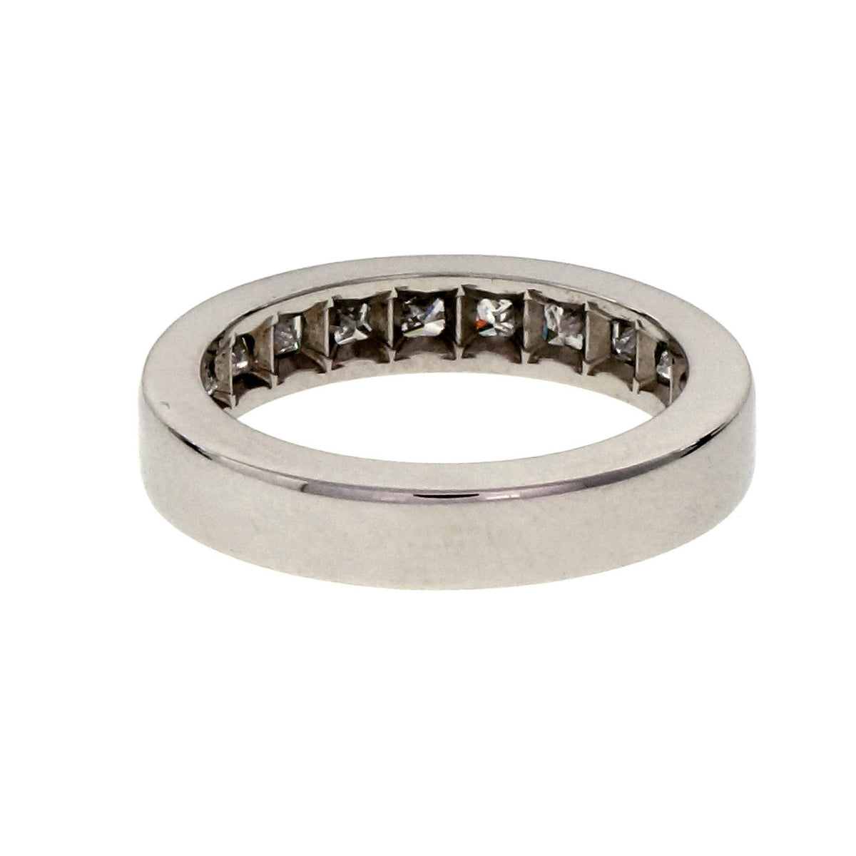 Byard F. Brogan 1.00 Carat Diamond Platinum Wedding Band Ring – image 3