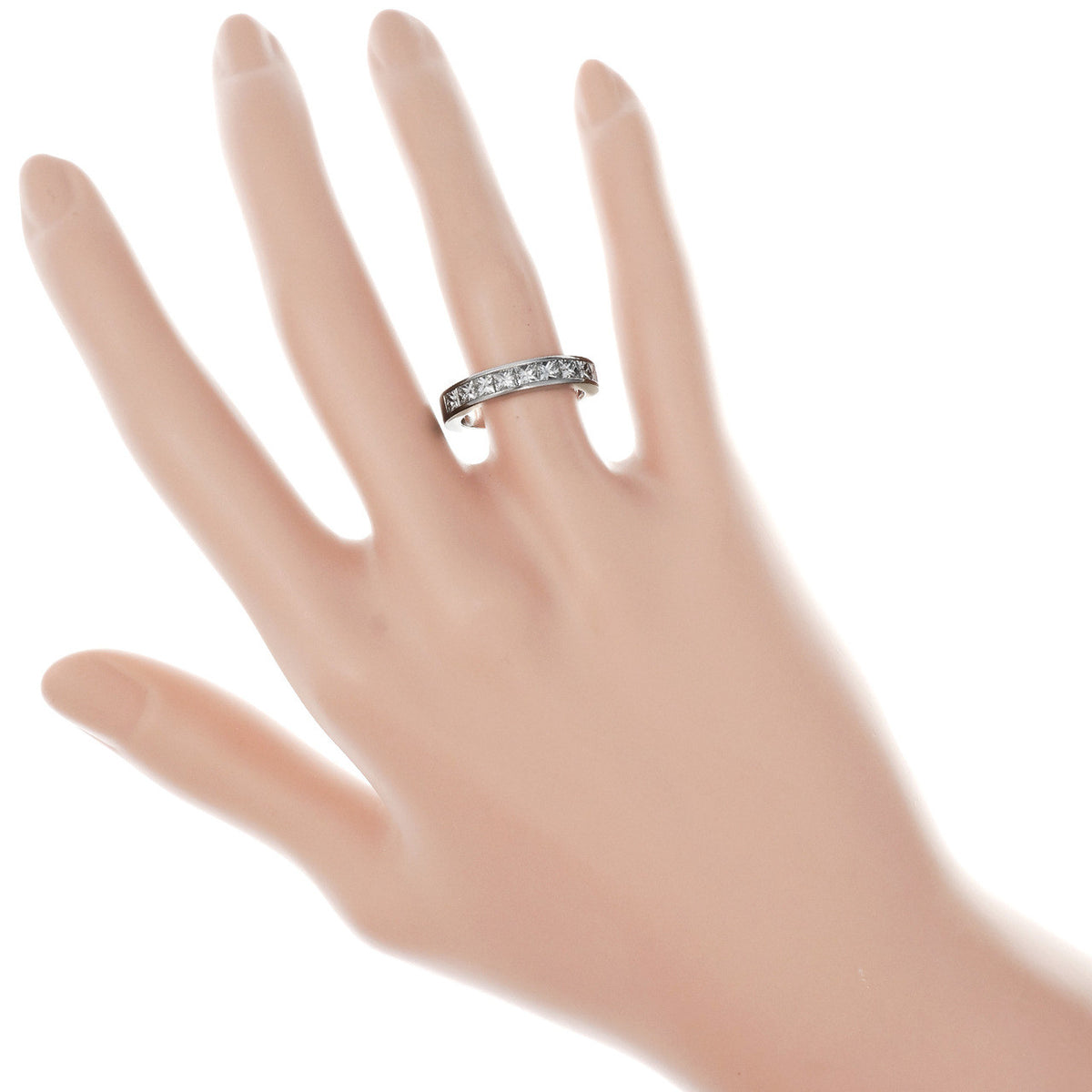 Byard F. Brogan 1.00 Carat Diamond Platinum Wedding Band Ring – image 7