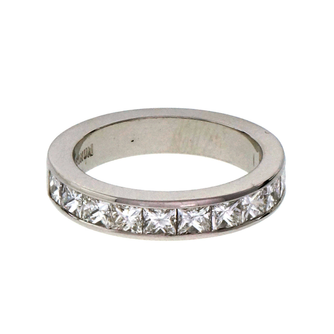 Byard F. Brogan 1.00 Carat Diamond Platinum Wedding Band Ring – image 2