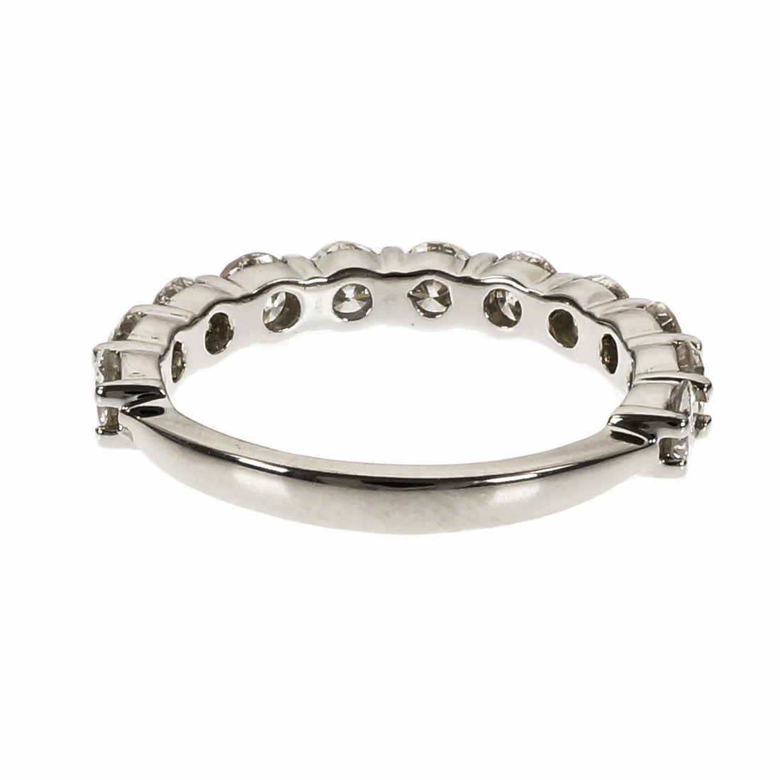 Peter Suchy 11 Diamond Common Prong Wedding Band Ring Platinum – image 3