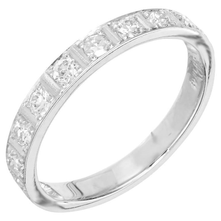 .33 Carat Diamond Platinum Wedding Band Ring