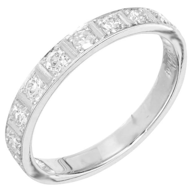 .33 Carat Diamond Platinum Wedding Band Ring