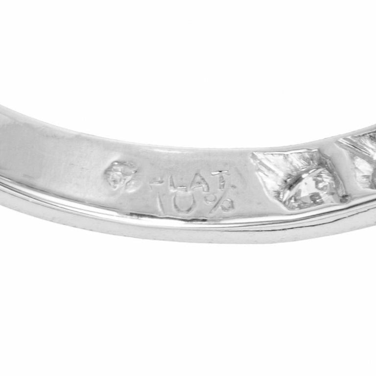 .33 Carat Diamond Platinum Wedding Band Ring – image 7