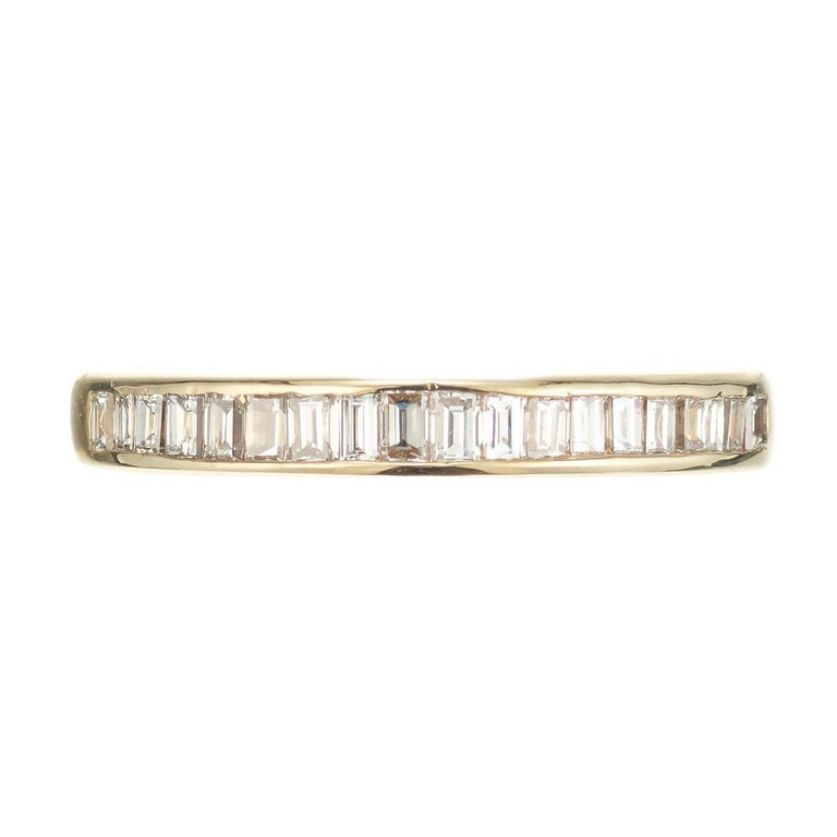 .40 Carat Diamond Yellow Gold Wedding Band Ring – image 2