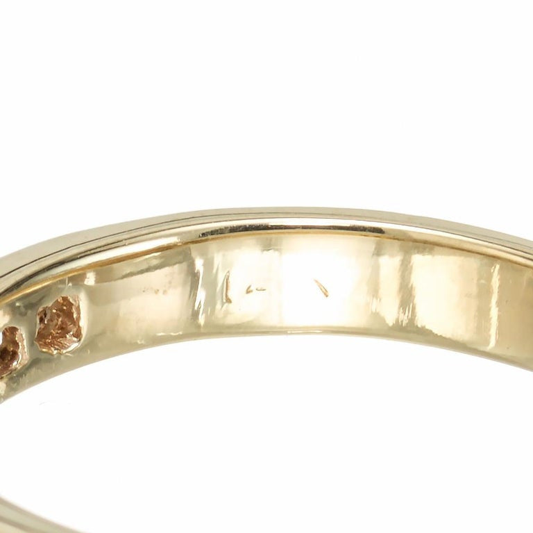 .40 Carat Diamond Yellow Gold Wedding Band Ring – image 6