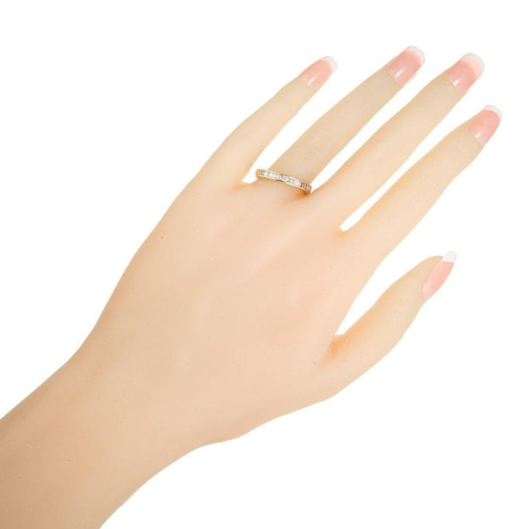.40 Carat Diamond Yellow Gold Wedding Band Ring – image 7