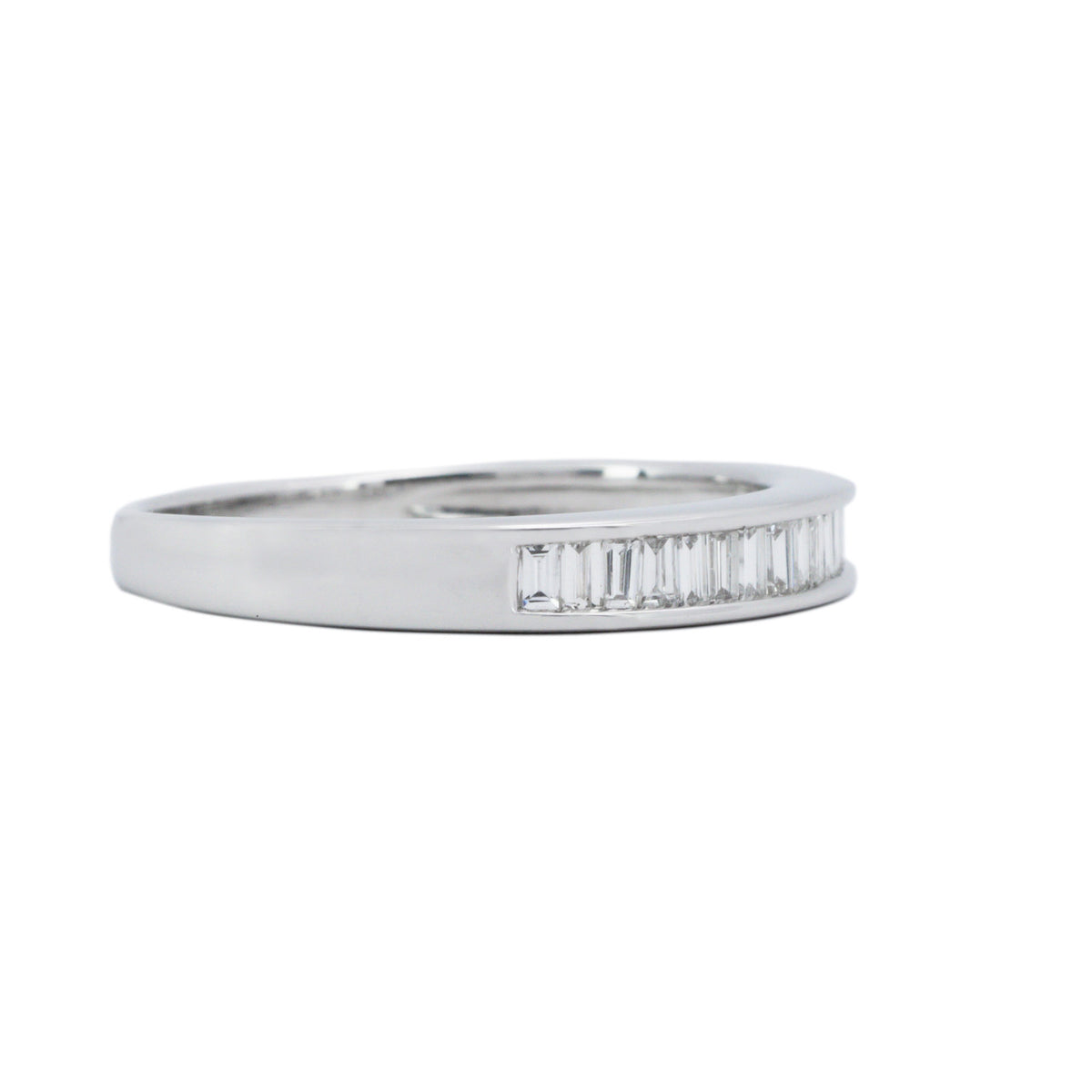 .43 Carat Diamond Platinum Wedding Band Ring – image 2
