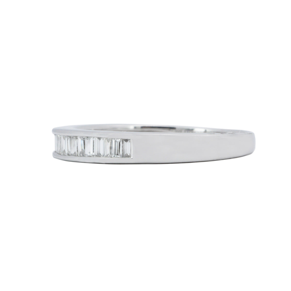 .43 Carat Diamond Platinum Wedding Band Ring – image 3