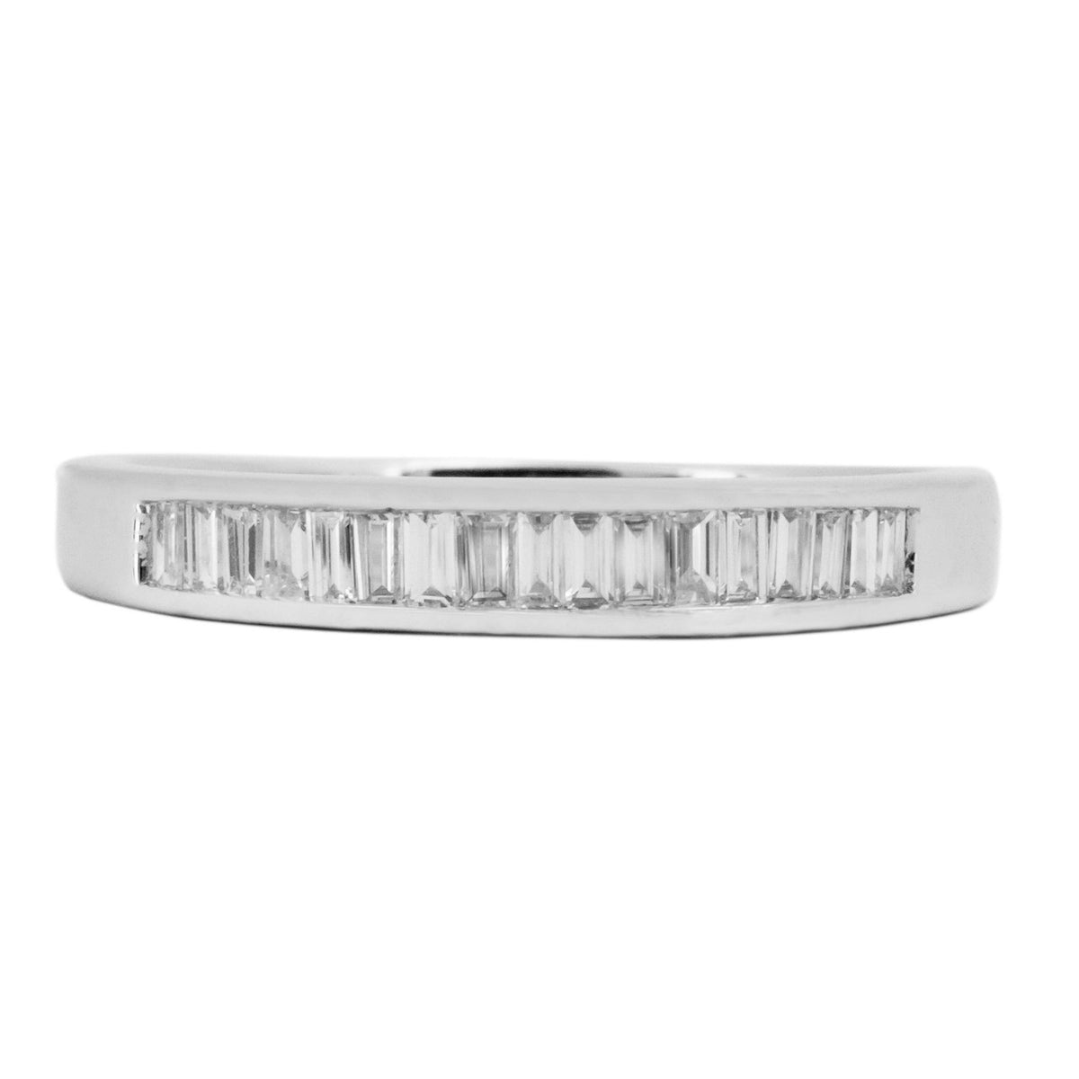 .43 Carat Diamond Platinum Wedding Band Ring – image 4