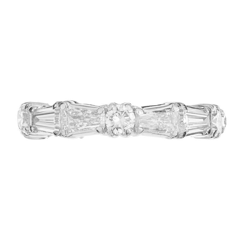 Peter Suchy 2.10 Carat Diamond Platinum Alternative Wedding Band Ring – image 2