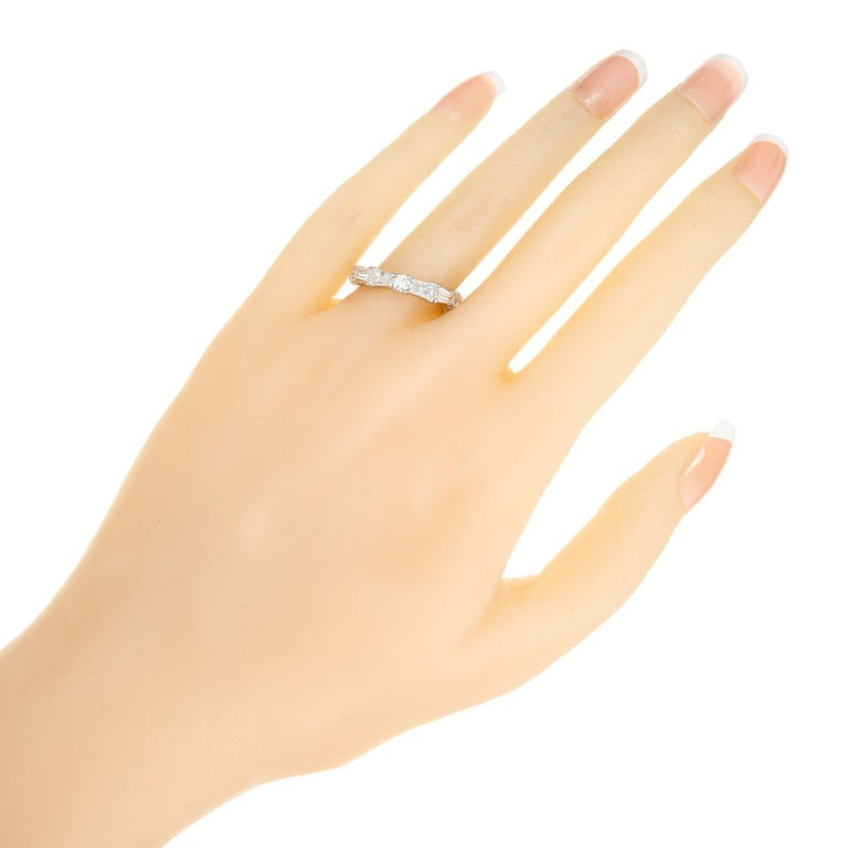 Peter Suchy 2.10 Carat Diamond Platinum Alternative Wedding Band Ring – image 6