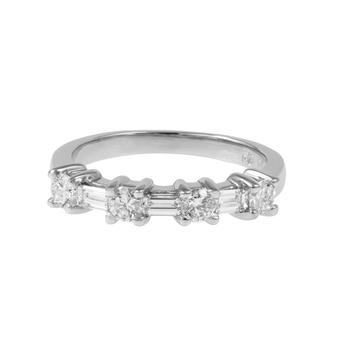 Martin Flyer .50 Carat Diamond Platinum Band Ring