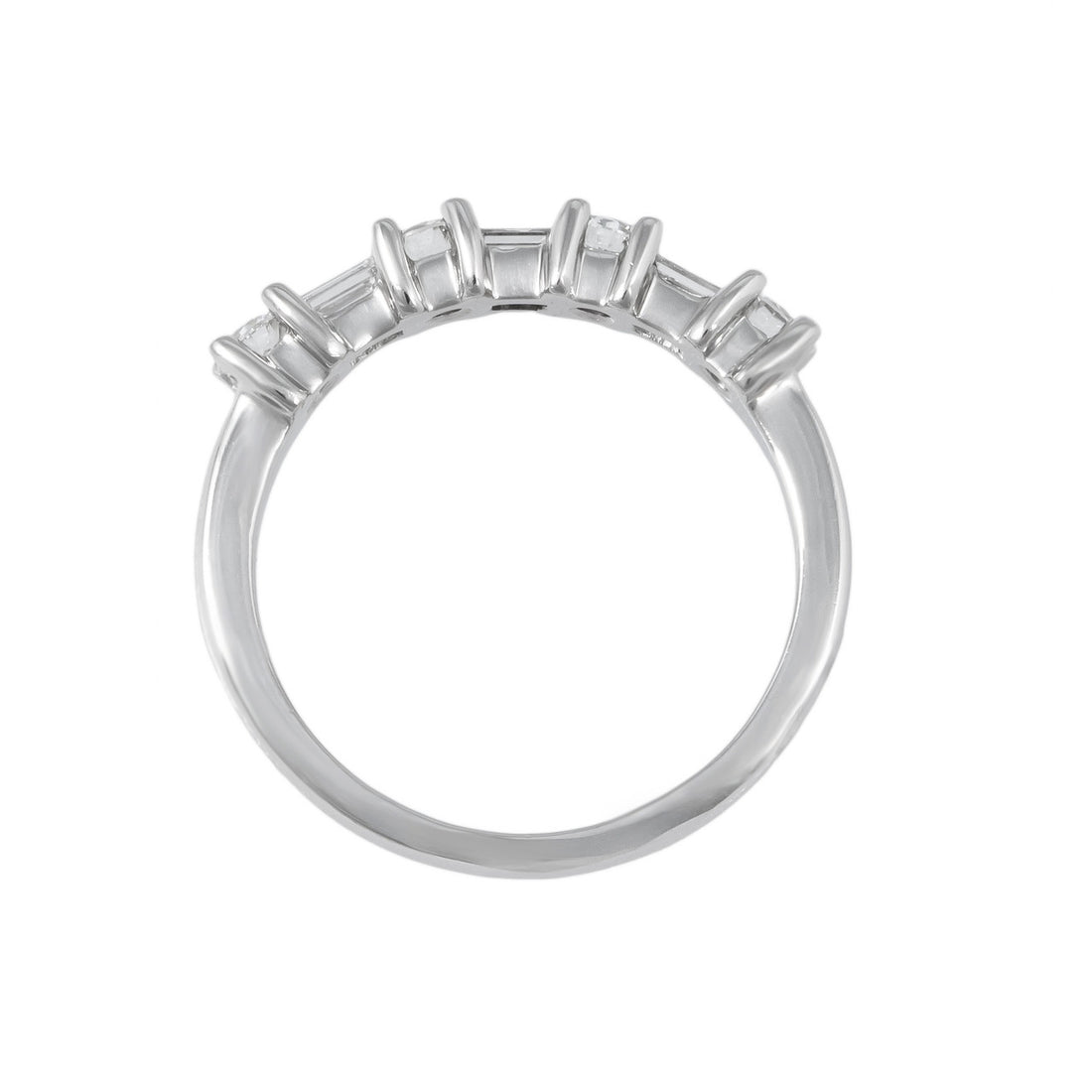 Martin Flyer .50 Carat Diamond Platinum Band Ring – image 3