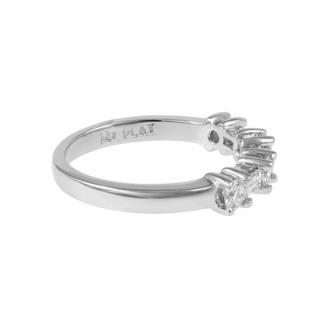 Martin Flyer .50 Carat Diamond Platinum Band Ring – image 4