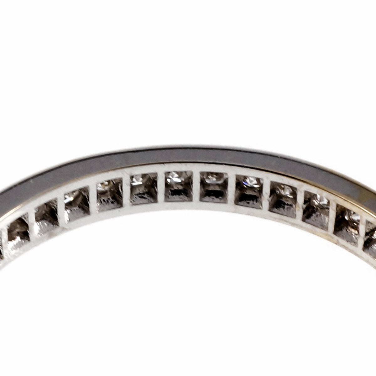 Peter Suchy Channel Set Diamond Band Eternity Ring 18k White Gold – image 3