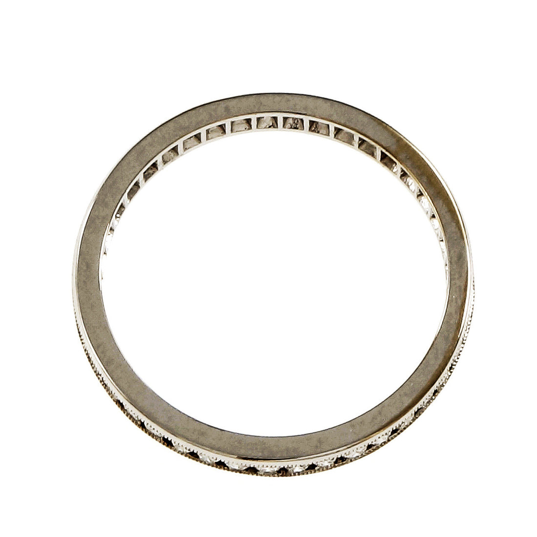Peter Suchy Channel Set Diamond Band Eternity Ring 18k White Gold – image 5