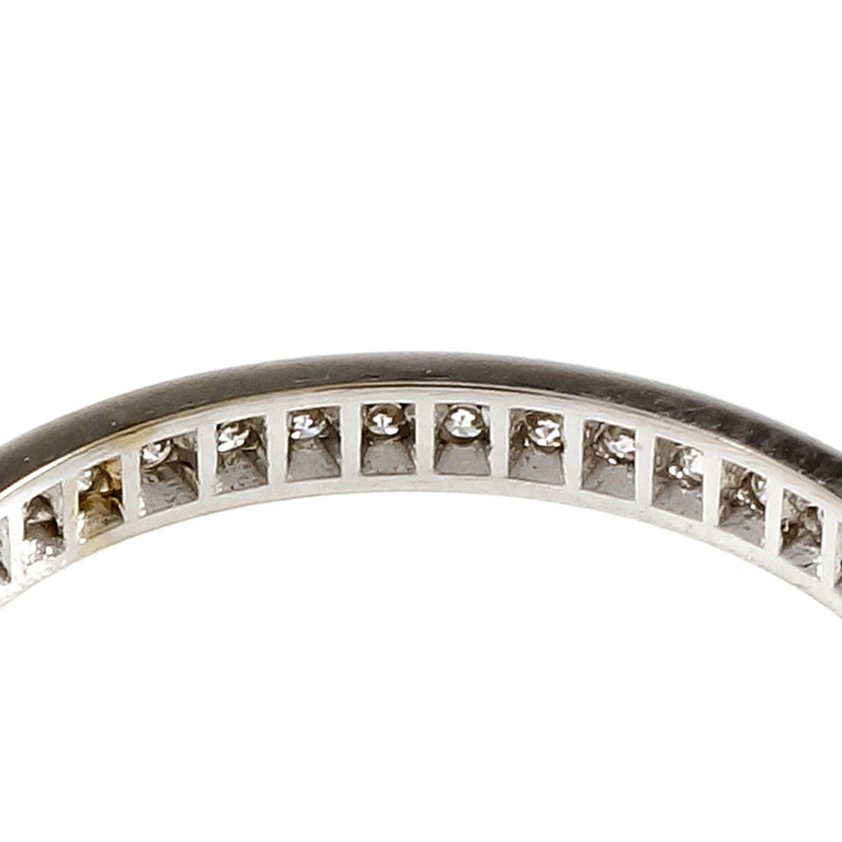 Peter Suchy Channel Set Diamond Band Eternity Ring 18k White Gold – image 3