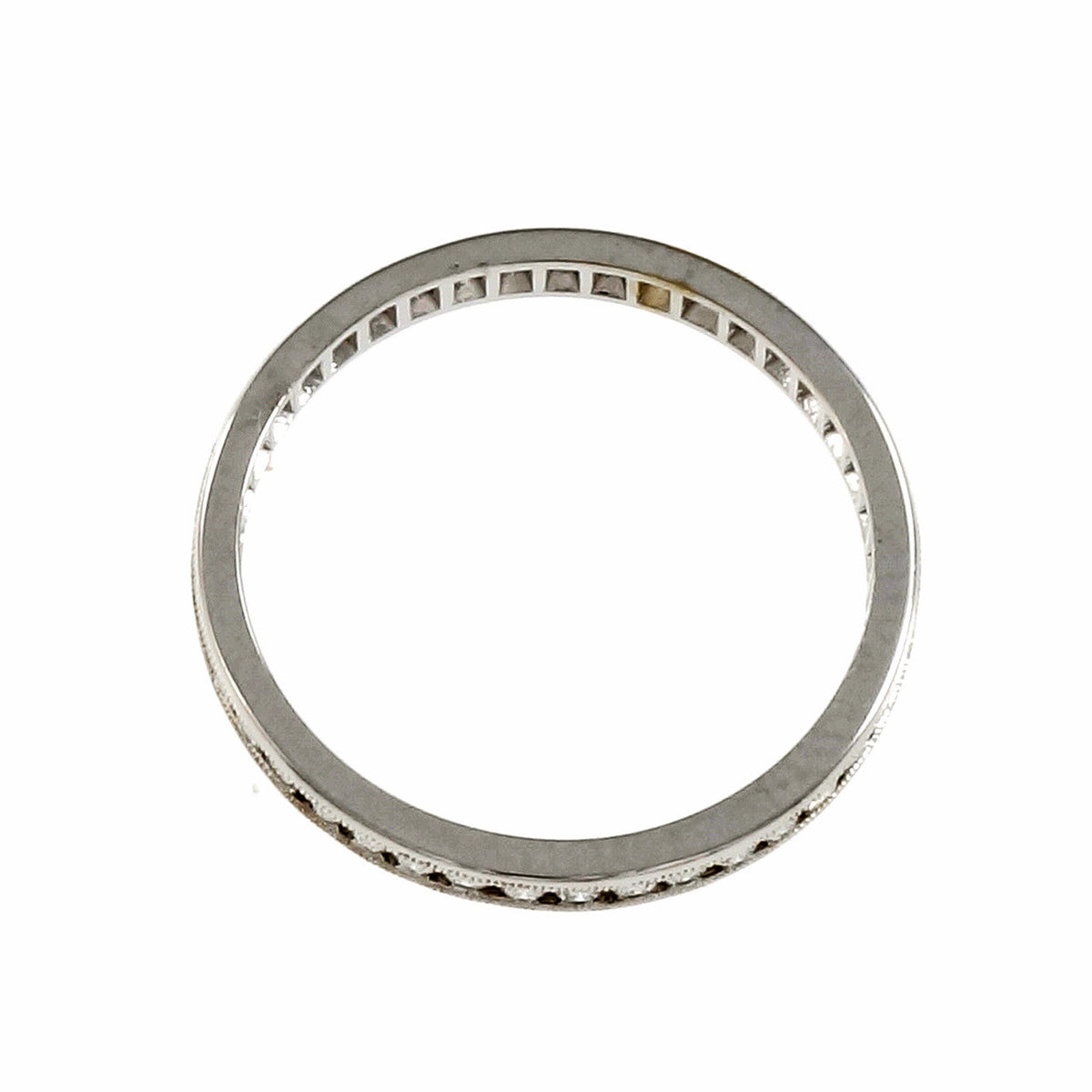 Peter Suchy Channel Set Diamond Band Eternity Ring 18k White Gold – image 5