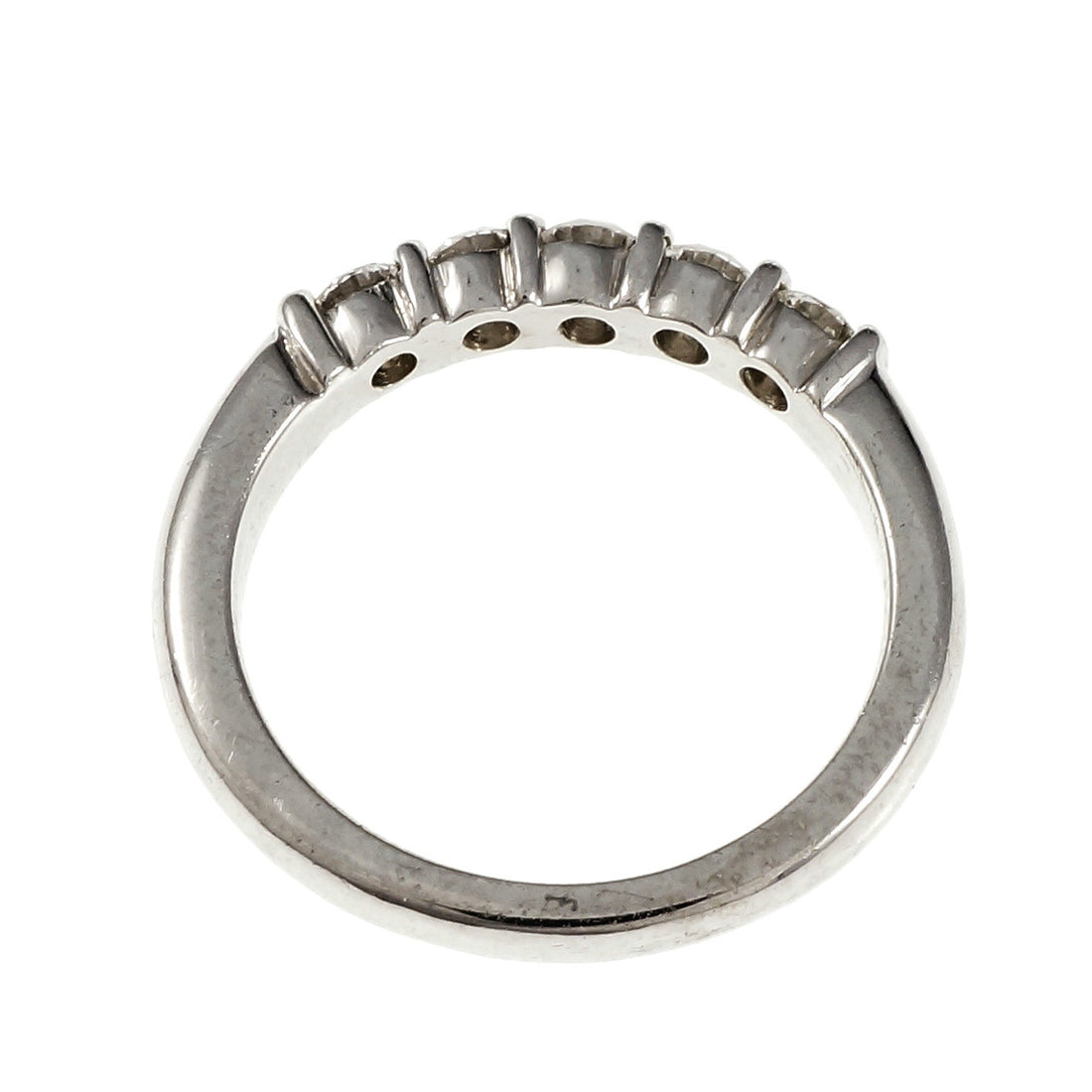 Peter Suchy Bar Set 5 Diamond Wedding Band Ring Platinum – image 5