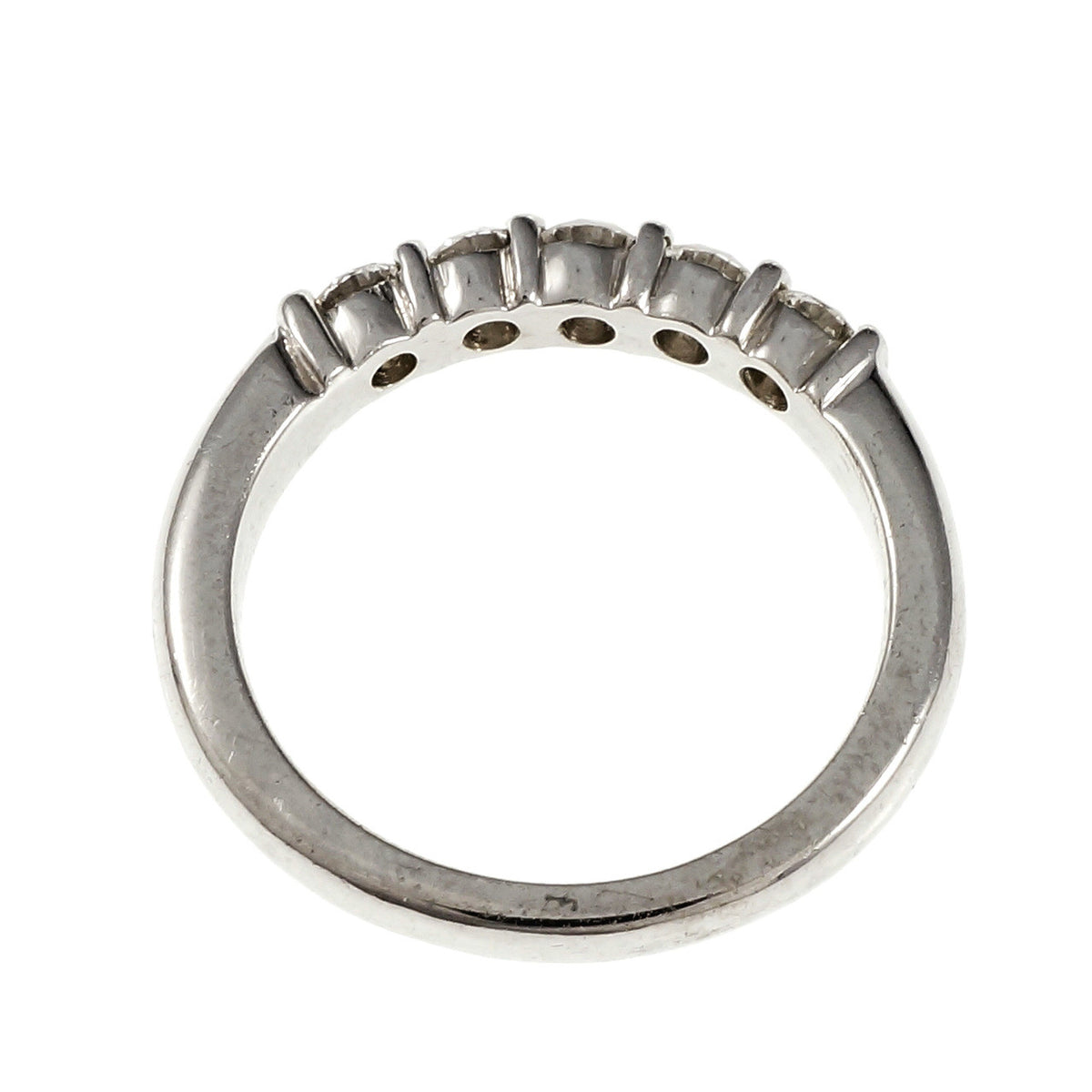 Peter Suchy Bar Set 5 Diamond Wedding Band Ring Platinum – image 5