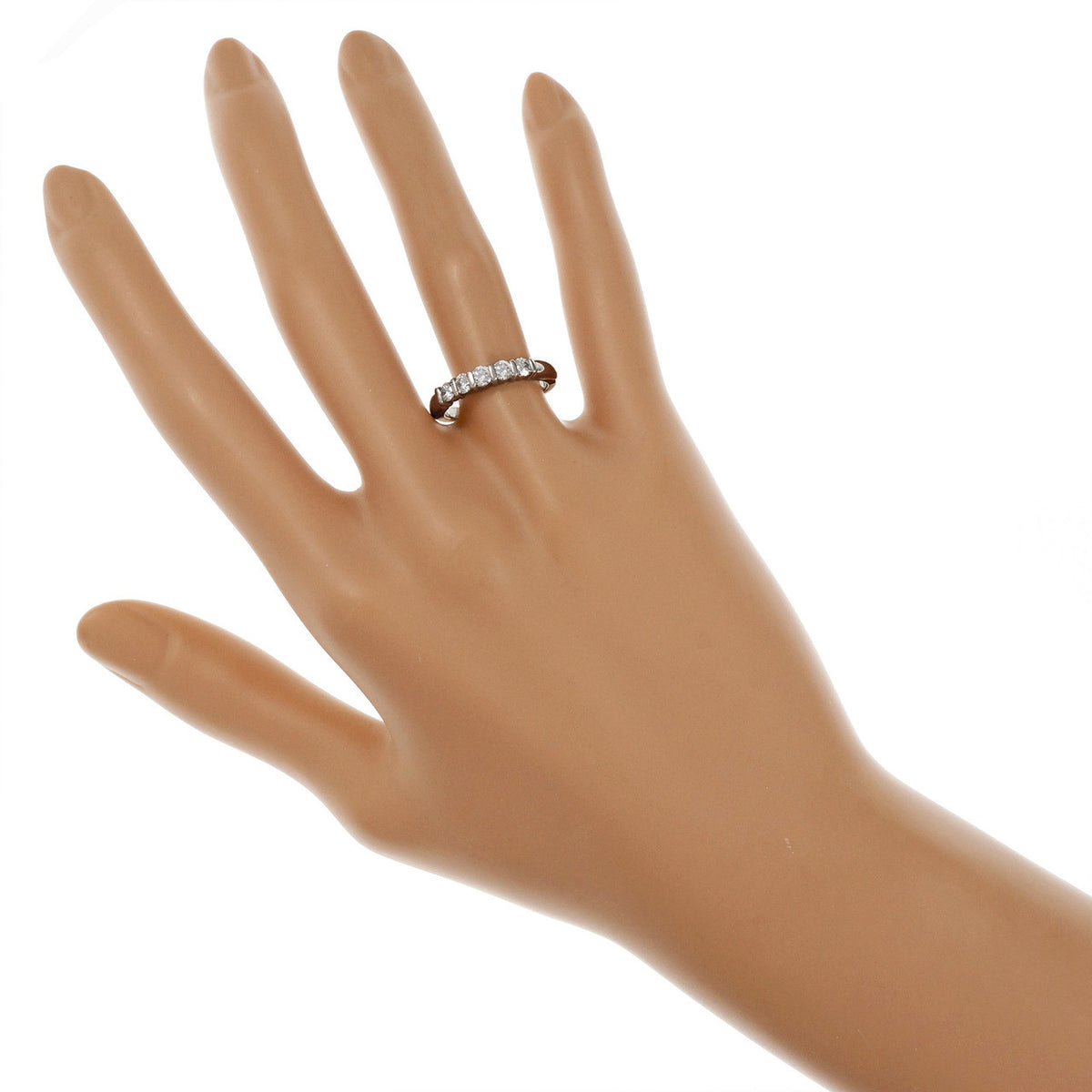 Peter Suchy Bar Set 5 Diamond Wedding Band Ring Platinum – image 6