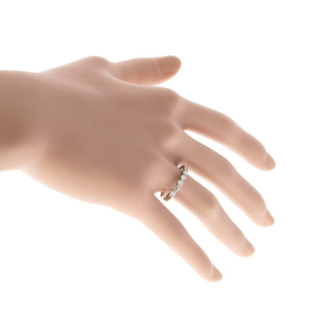 Vintage New Die Struck Common Prong .56CT Ideal Cut Diamond Ring Size 7 – image 7