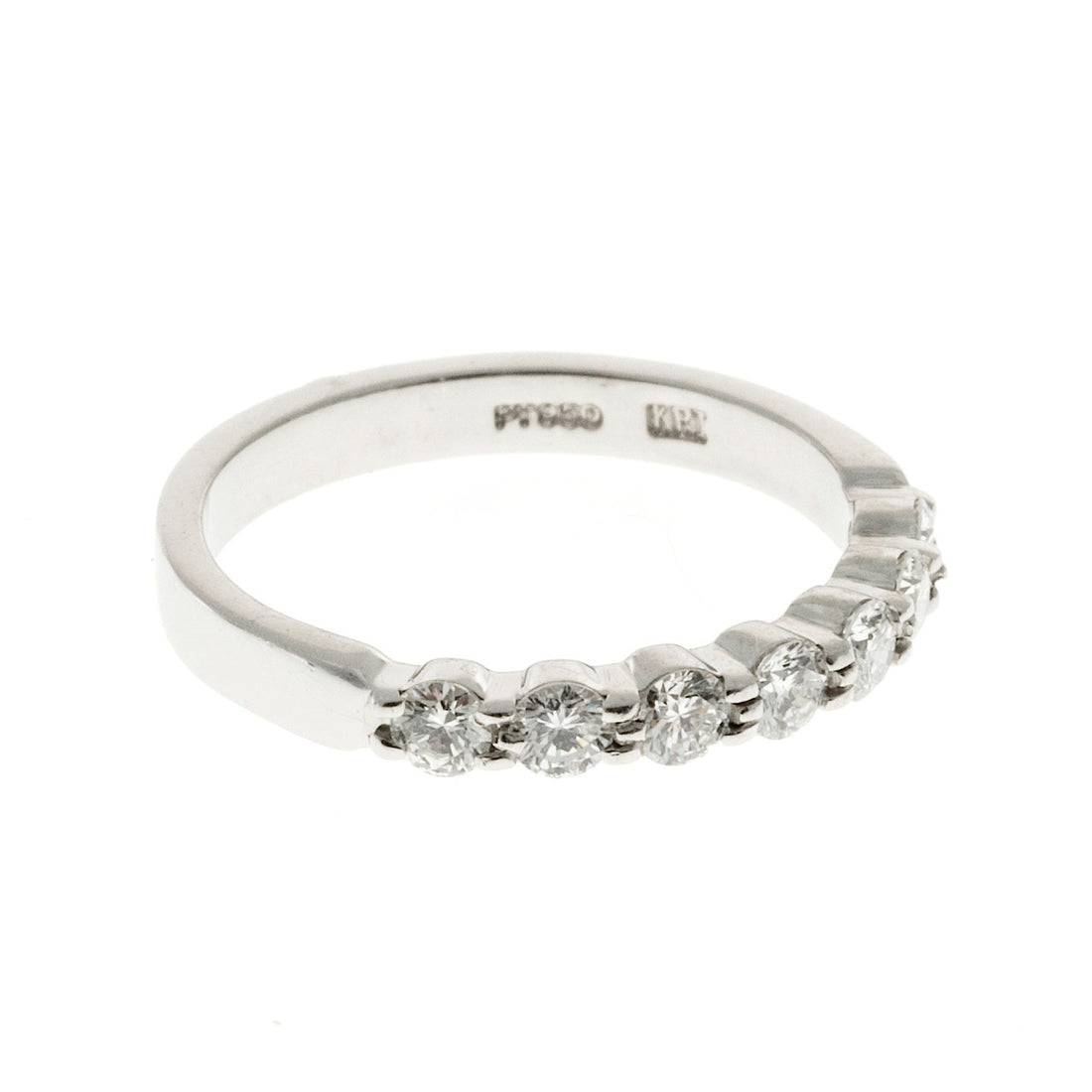 Vintage New Die Struck Common Prong .56CT Ideal Cut Diamond Ring Size 7 – image 3