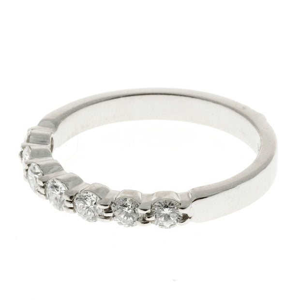 Vintage New Die Struck Common Prong .56CT Ideal Cut Diamond Ring Size 7
