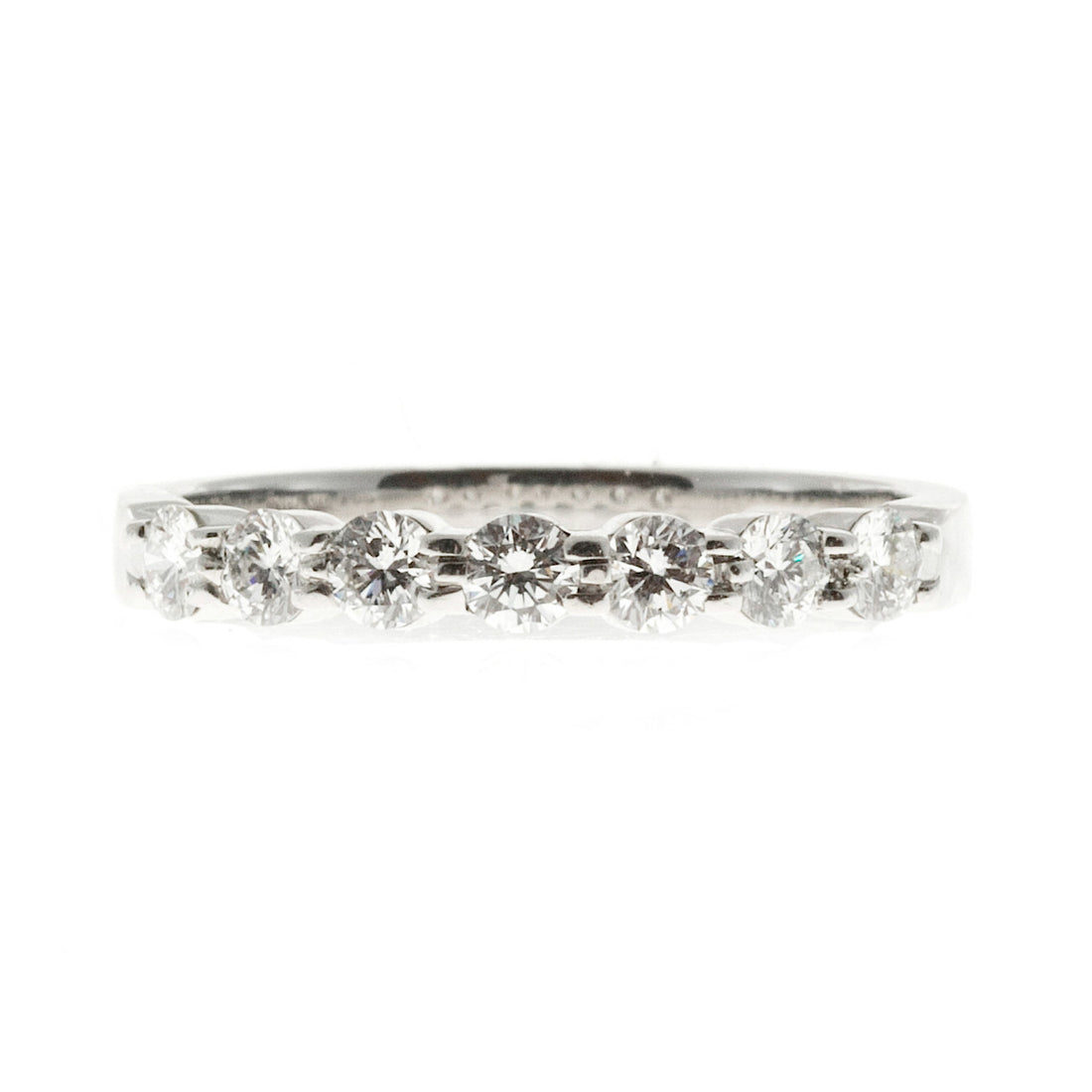 Vintage New Die Struck Common Prong .56CT Ideal Cut Diamond Ring Size 7 – image 2