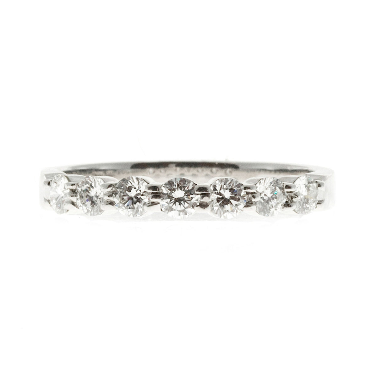 Vintage New Die Struck Common Prong .56CT Ideal Cut Diamond Ring Size 7 – image 2
