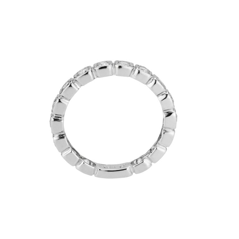 .32 Carat Diamond White Gold Wedding Band Ring – image 4