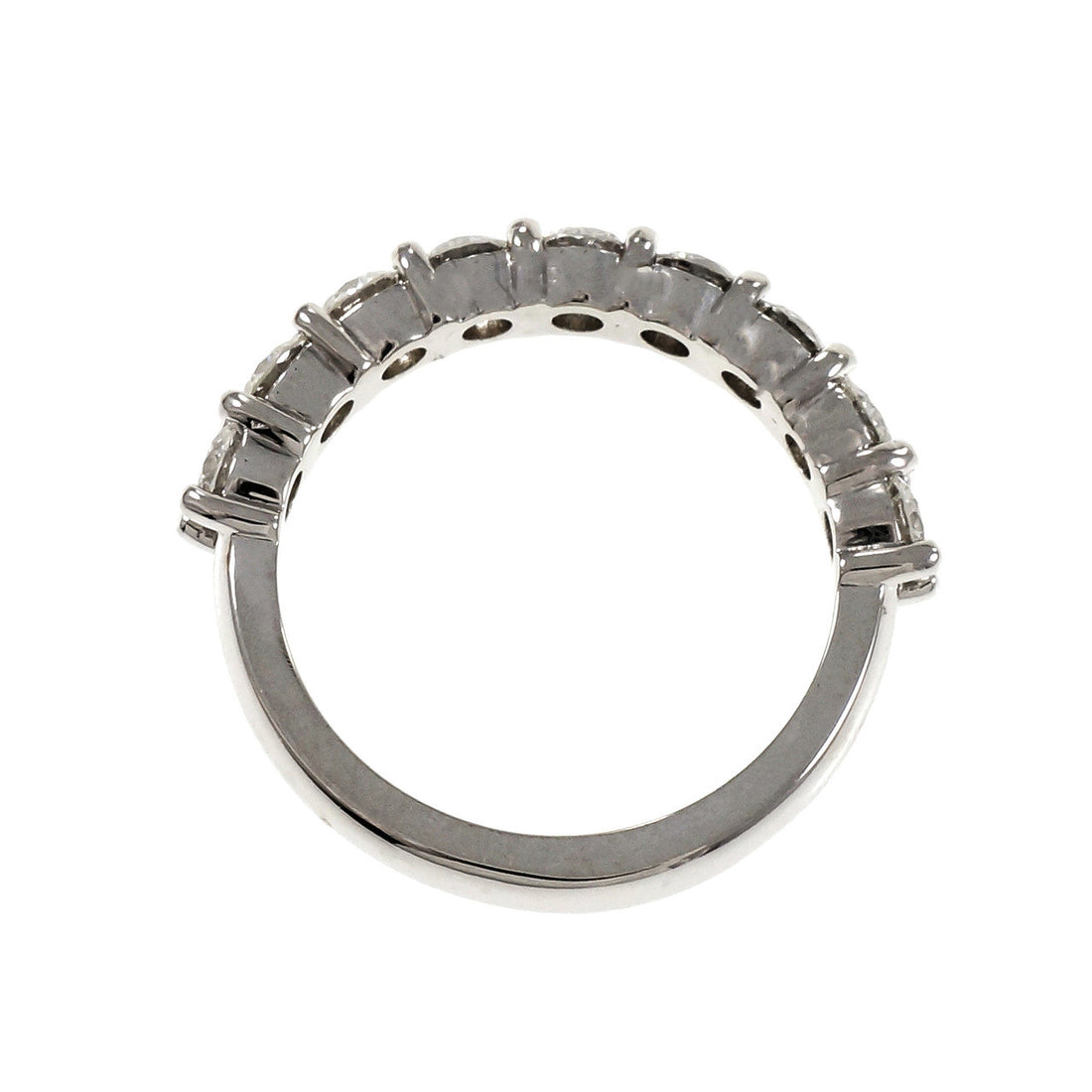 Peter Suchy Common Prong Diamond Wedding Band Ring Platinum – image 5