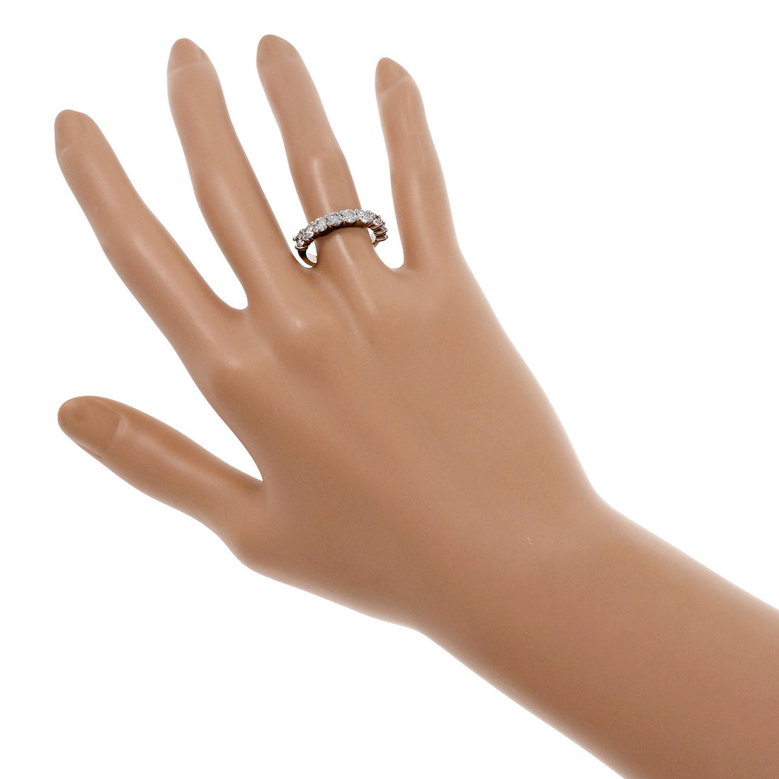Peter Suchy Common Prong Diamond Wedding Band Ring Platinum – image 6