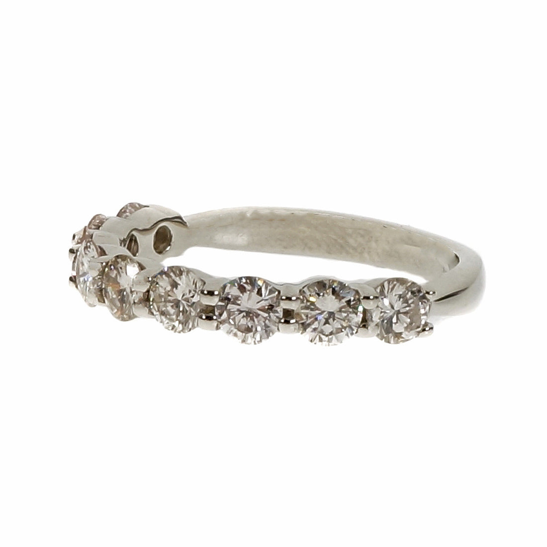 Peter Suchy Common Prong 1.22ct Diamond Ring Wedding Band Platinum – image 3