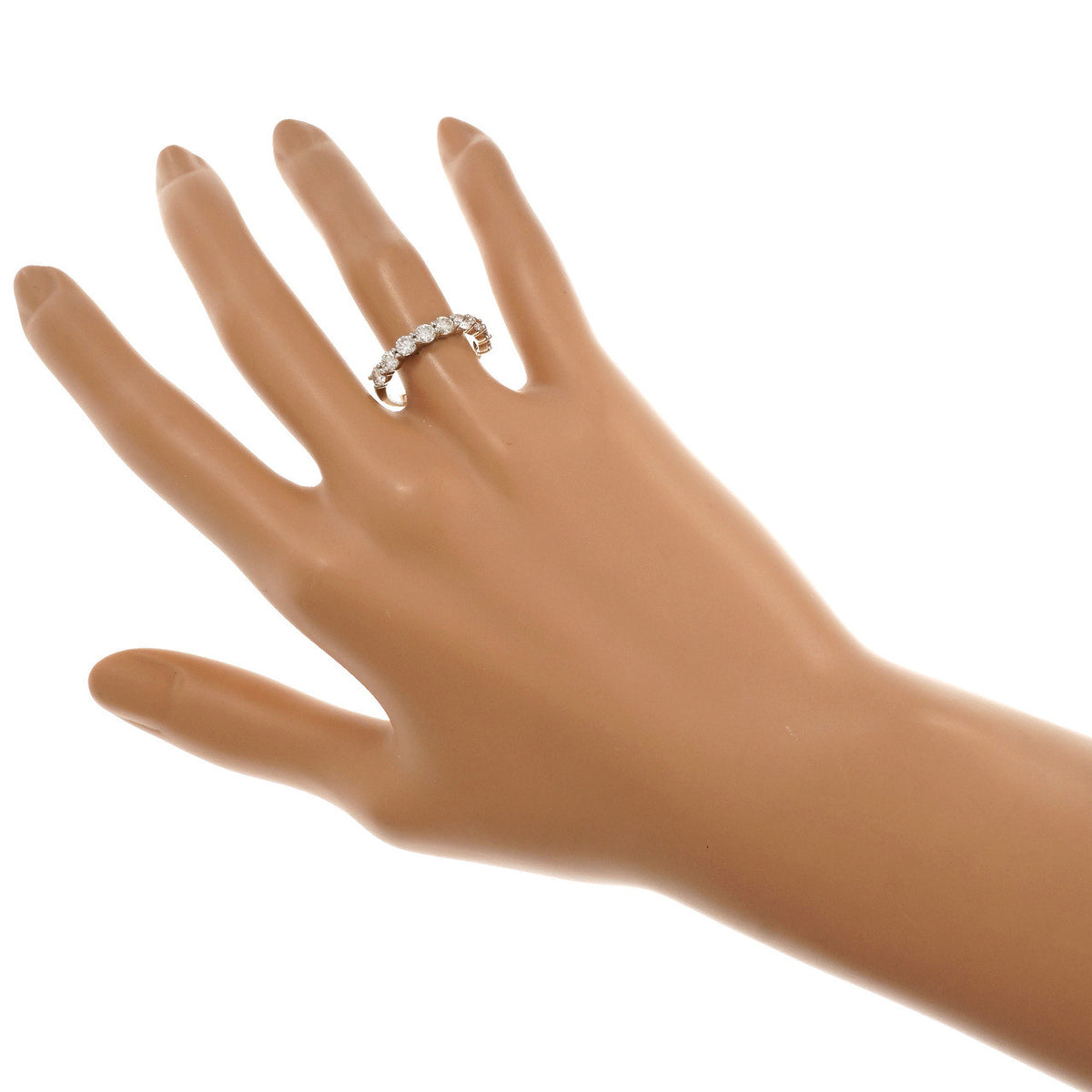 Peter Suchy Common Prong 1.22ct Diamond Ring Wedding Band Platinum – image 7