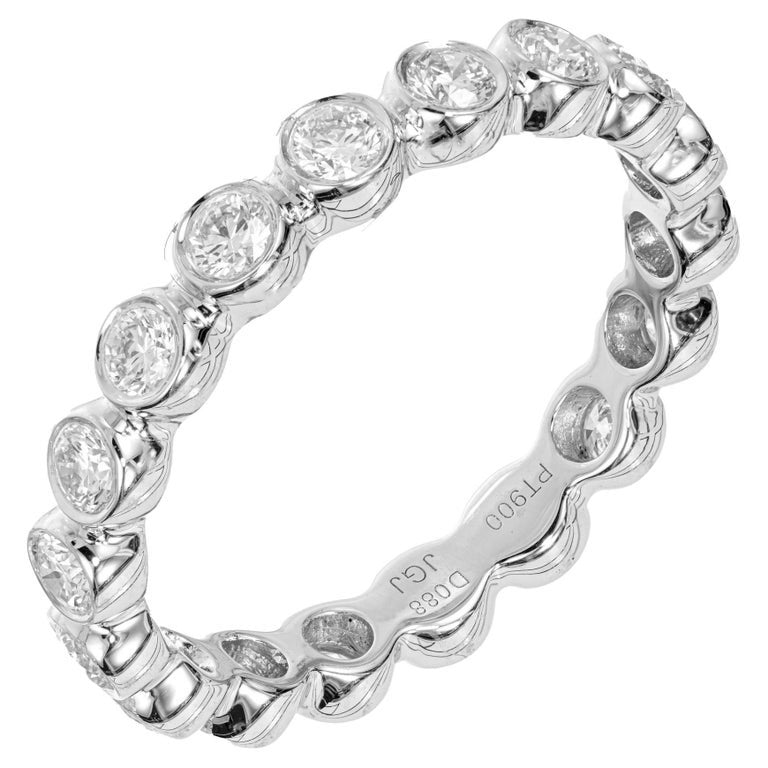 Peter Suchy .88 Carat Diamond Eternity Ring