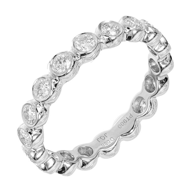 Peter Suchy .88 Carat Diamond Eternity Ring – image 3