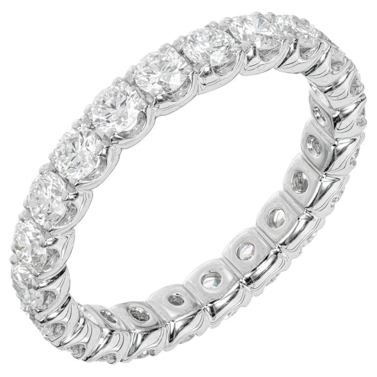 Peter Suchy 1.97 Carat Diamond Platinum Eternity Band Ring