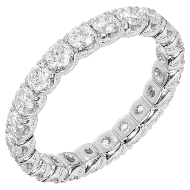 Peter Suchy 1.97 Carat Diamond Platinum Eternity Band Ring
