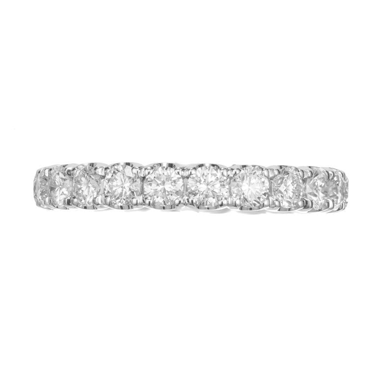 Peter Suchy 1.97 Carat Diamond Platinum Eternity Band Ring – image 2