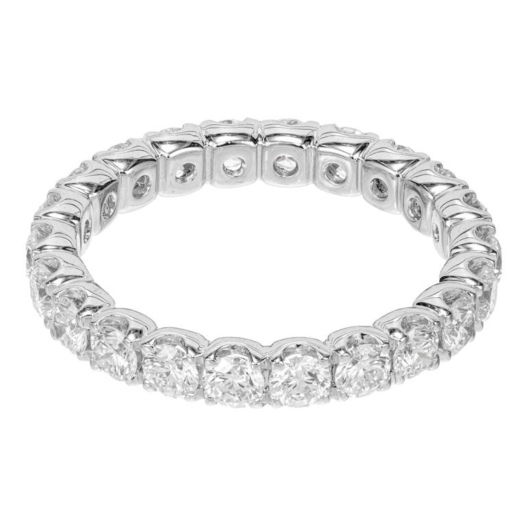 Peter Suchy 1.97 Carat Diamond Platinum Eternity Band Ring – image 4