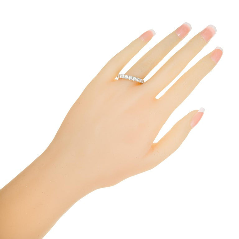 Peter Suchy 1.97 Carat Diamond Platinum Eternity Band Ring – image 5