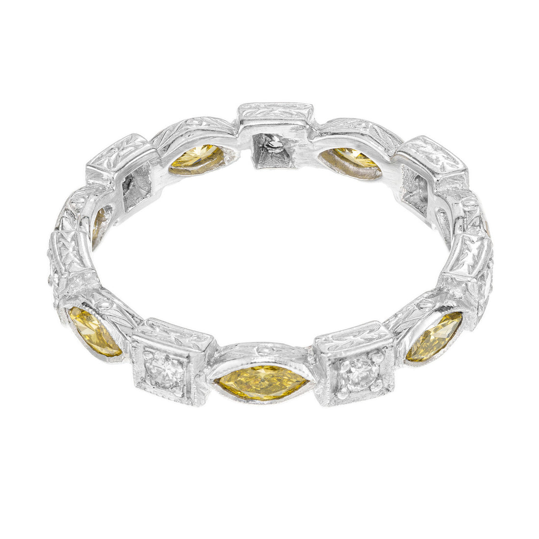 .50 Carat Diamond Platinum Eternity Wedding Band Ring – image 2