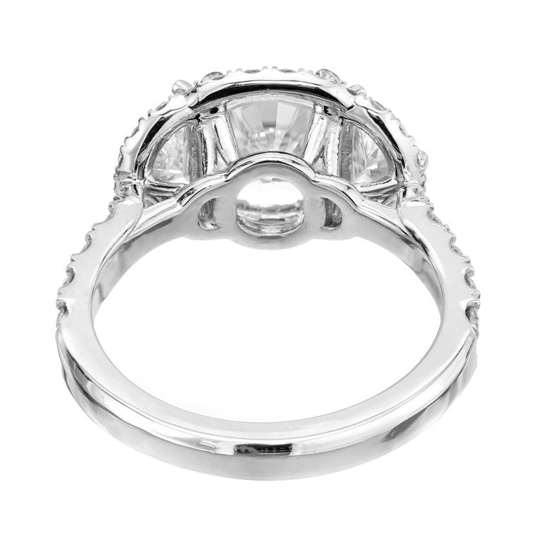 Peter Suchy GIA 2.01 Carat Diamond Platinum Engagement Ring – image 6