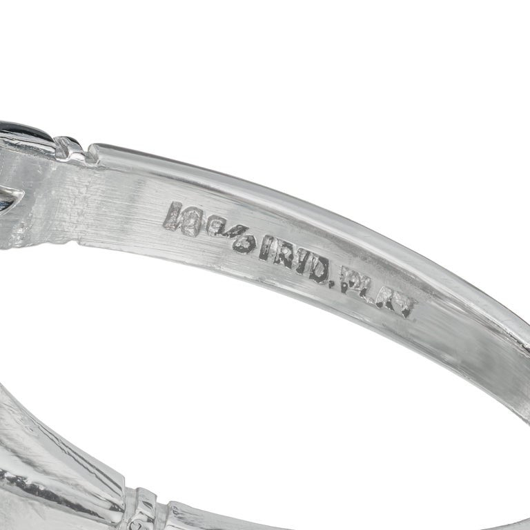 .31 Carat Diamond Platinum Swirl Ring – image 6