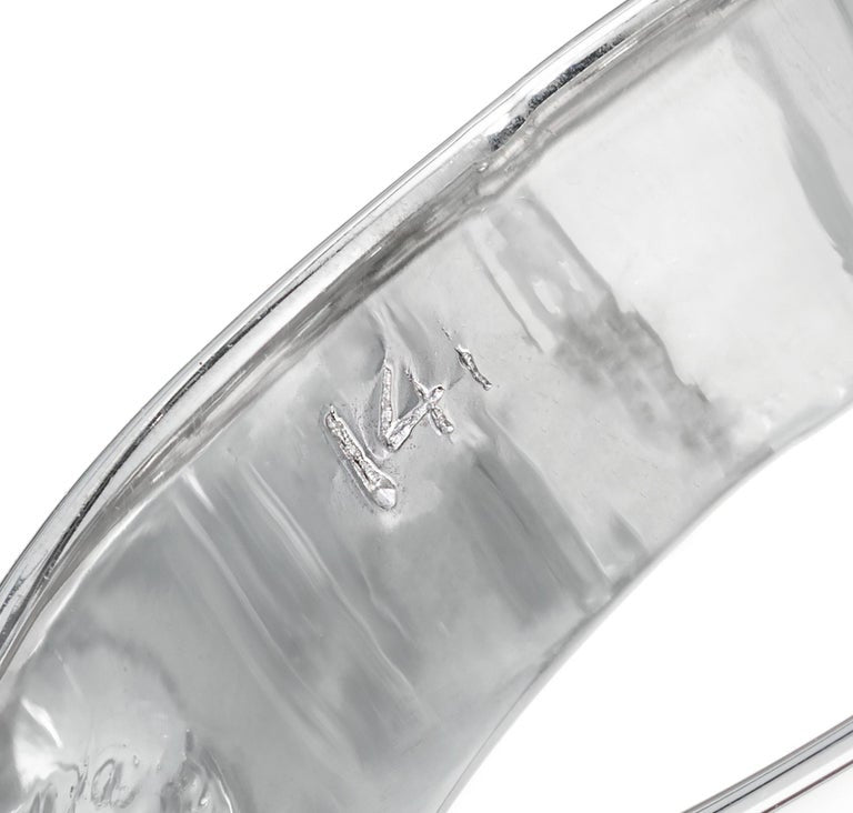.40 Carat Diamond White Gold Dome Band Ring – image 7