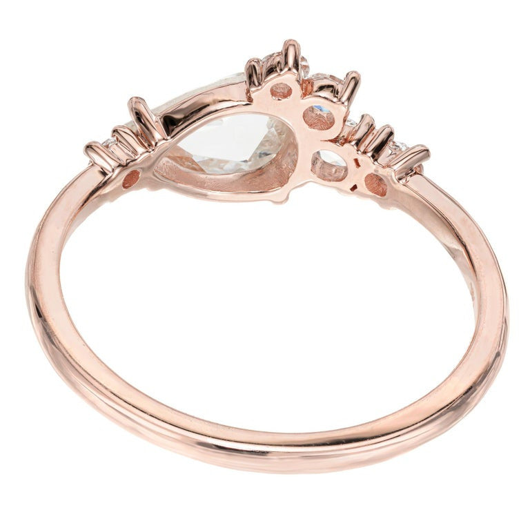Peter Suchy GIA Certified .55 Carat Diamond Rose Gold Engagement Ring – image 6